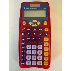 Texas Instruments TI-10 Elementary Calculator